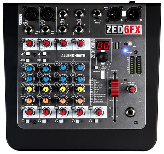 Allen & Heath ZED-6FX Analogue Mixer