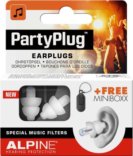 Alpine PartyPlug Ear Plugs (White)