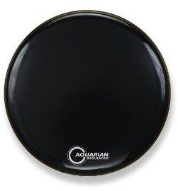 Aquarian Regulator Black Resonant Bass Drum Head (18in)