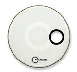 Aquarian Regulator Gloss White Resonant Ported Bass Drum Head (18in)