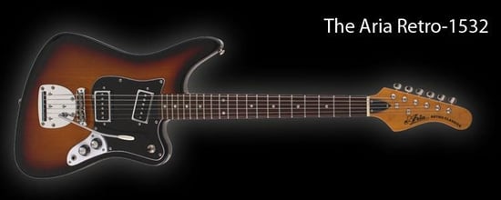 Aria 1532 Retro Electric Guitar