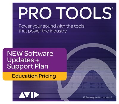 Avid Pro Tools 1 year subscription including Support and Updates, Student/Teacher, Digital 