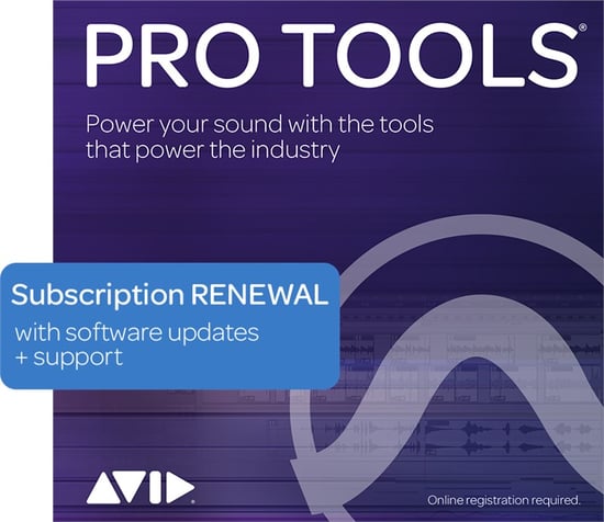 Avid Pro Tools 1 Year Subscription Renewal, Digital