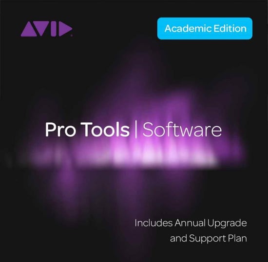 Avid Pro Tools with Annual Upgrade & Support Plan (Institutional, Card & iLok)