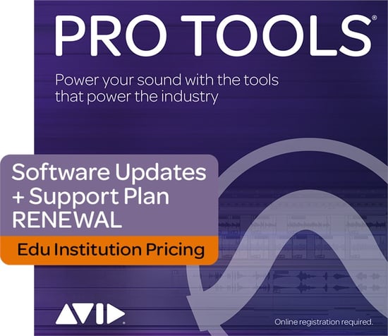 Avid Pro Tools Support Renewal Edu Institution, Digital