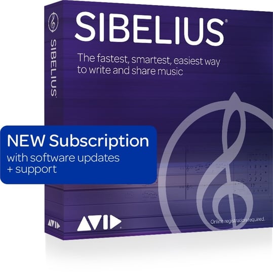 Avid Sibelius 1 Year Subscription, Digital