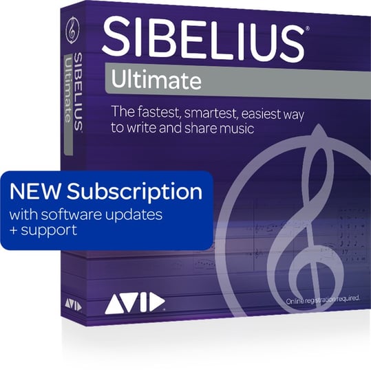 Avid Sibelius Ultimate 1 Year Subscription, Digital