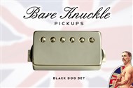 Bare Knuckle Pickups Black Dog Covered Set (6 String, Nickel)