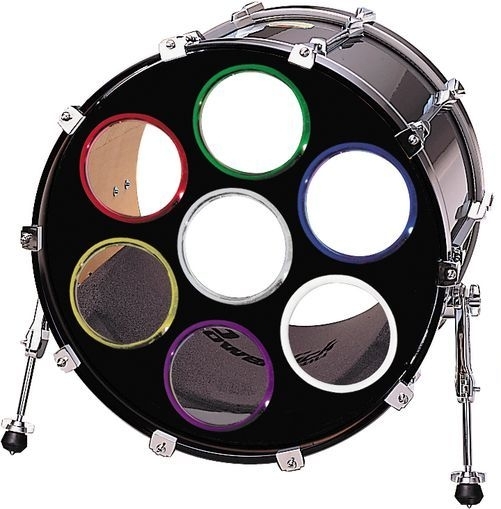 Os Bass Drum Os 4in, Blue