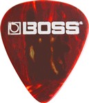 Boss BPK-12-SM Celluloid Pick, Medium, Shell, 12 Pack