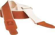 Boss BSH-20 Hybrid Seatbelt Leather Strap, 2in, Natural/Brown