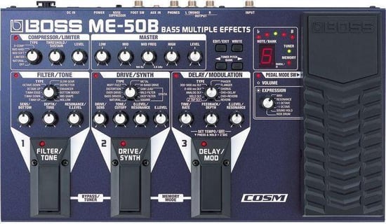 Boss ME50B Bass Multi Effects Pedal