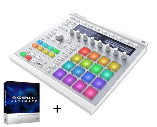 Native Instruments Maschine MK2 White with Native Instruments Komplete 10 Ultimate