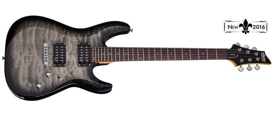 Schecter C-6 Plus, Charcoal Burst