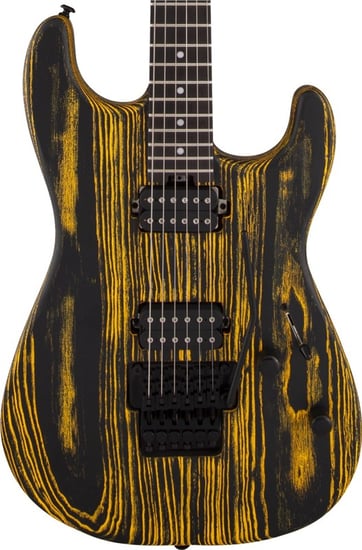 Charvel Pro-Mod San Dimas Style 1 HH FR E Ash, Ebony Fingerboard, Old Yella