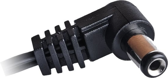 CIOKS Flex 1035 Center Negative DC Plug, 30-50cm/12-20in, Black