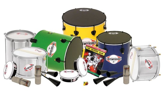 Contemporanea KS3 Samba Percussion Pack, Nesting Surdos, 15 Player