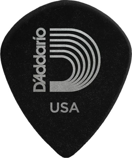 D'Addario 3DBK2 Duralin Black Ice Pick, Light, 10 Pack