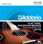 D'Addario EFT16 Flat Top Semi-Bright (12-53)