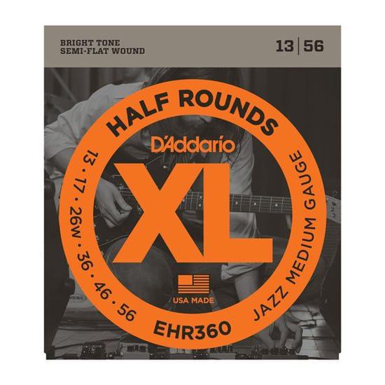 DAddario EHR360 Jazz Medium Half Rounds (13-56)