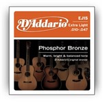 DAddario EJ15 Phosphor Bronze (Extra Light 10-47)