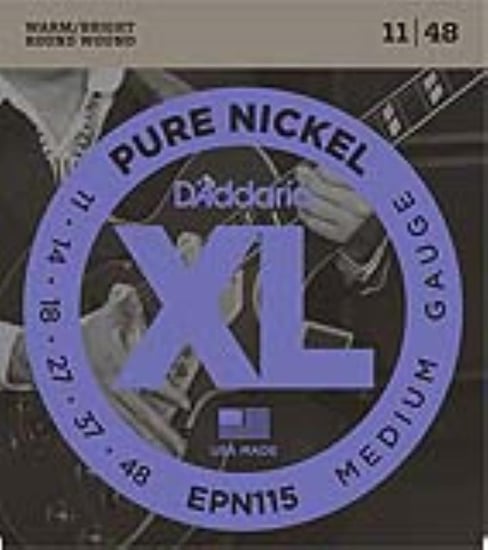 D'Addario EPN115 XL Pure Nickel (Blues/Jazz Rock 11-48)