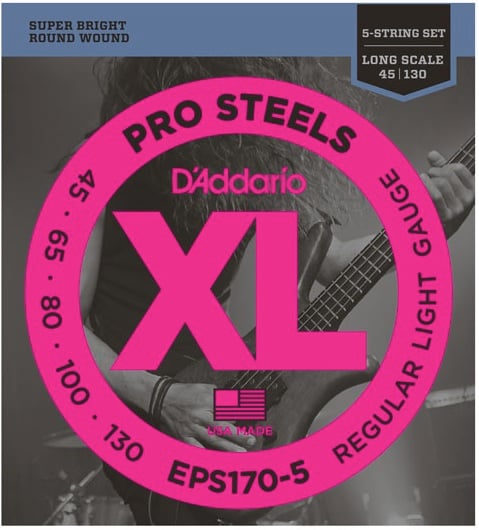 DAddario EPS170-5 Bass Pro Steels (45-130)