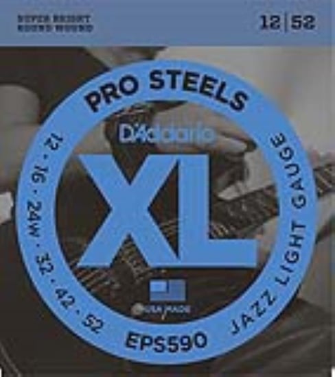 DAddario EPS590 XL Pro Steels Jazz Light (12-52)