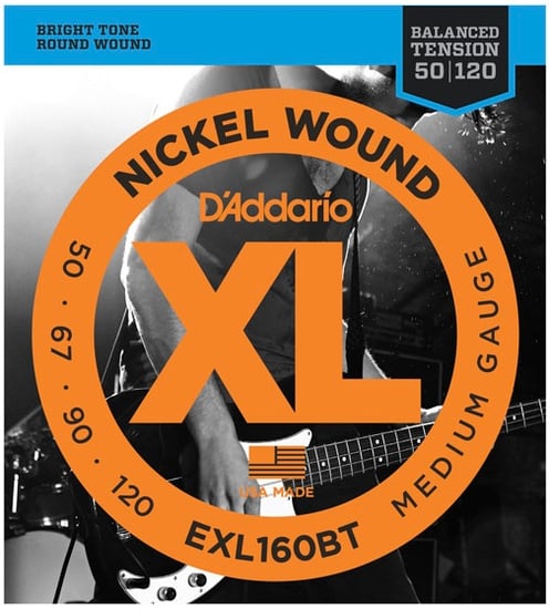 DAddario EXL160BT Balanced Tension Bass Medium (50-120)