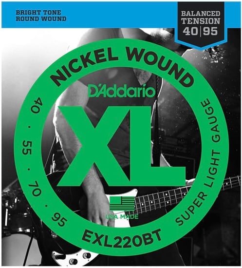 DAddario EXL220BT Balanced Tension Bass Super Light (45-107)