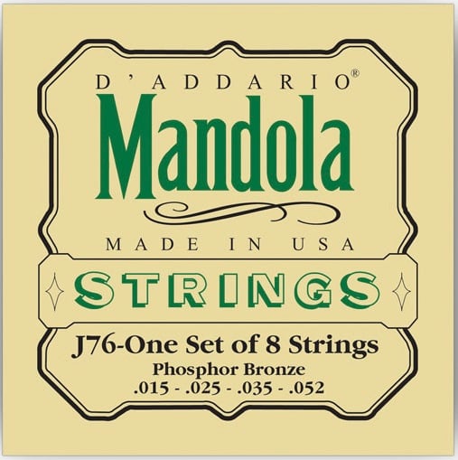 DAddario J76 Phosphor Bronze Mandola Strings Medium (15-52)