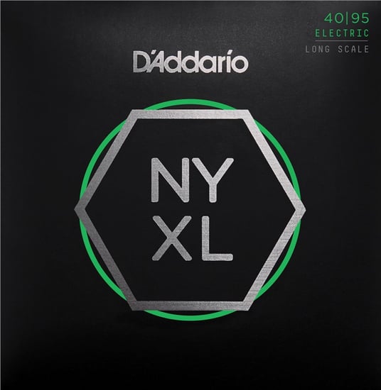 D'Addario NYXL4095 Nickel Wound Bass, Super Light, 40-95, Long Scale