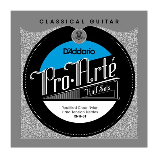 D'Addario RNN-3T Pro-Arte Rectified Clear Nylon Treble Half Set (Normal Tension)