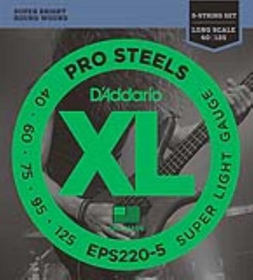 DAddario EPS220-5 Bass Pro Steels (40-125)