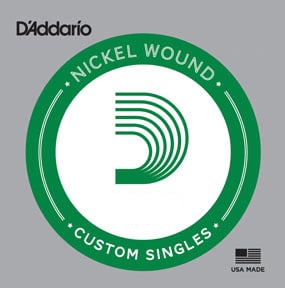 D'Addario NW068 Nickel Wound Electric Single String, 68