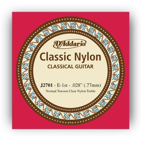 D'Addario J2703 Student Classics Nylon Single 3rd String, Normal Tension, 40