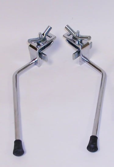 Danmar Bass Drum Spurs Clamp On Rim Vintage Style Pointed