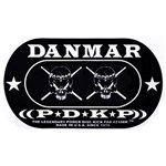 Danmar Double Bass Drum Impact Pad, Skull