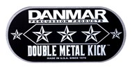 Danmar Double Metal Kick Bass Drum Disc, Cold Rolled Alloy