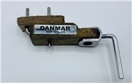 Danmar Wood Block Holder, Mounts On Rods 3/8in