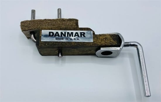 Danmar Wood Block Holder, Mounts On Rods 3/8in