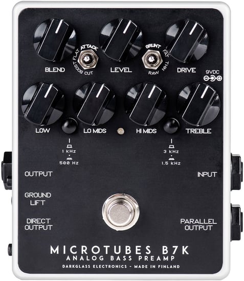 Darkglass Microtubes B7K V2 Analog Bass Preamp Pedal