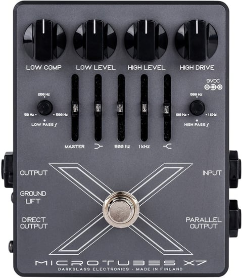 Darkglass Microtubes X7 Multiband Bass Drive/EQ/DI Pedal