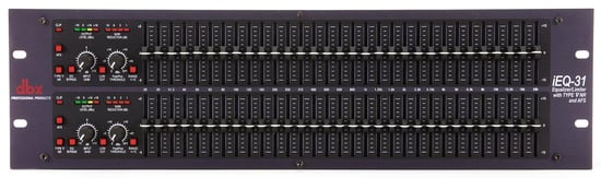 dbx iEQ31 Dual 31-Band Graphic Equalizer/Limiter