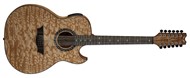Dean Exhibition Quilt Ash with Aphex 12-String (Gloss Natural)