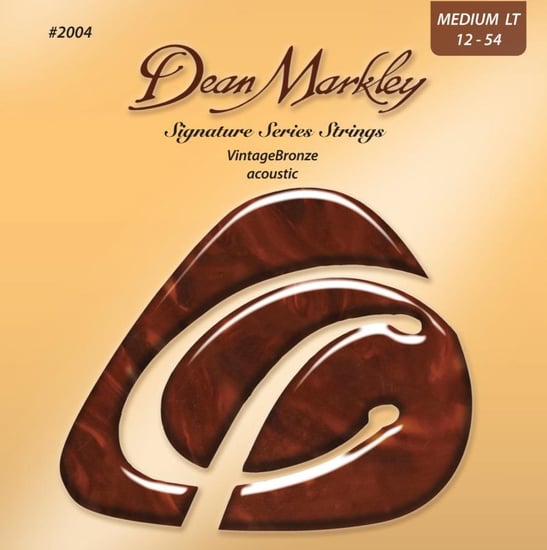Dean Markley Vintage Bronze Acoustic Guitar Strings (2004 Medium Light, 12-54)
