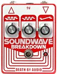 Death by Audio Soundwave Breakdown Psycho Reverse Fuzz Pedal