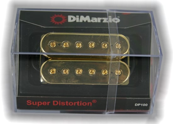 DiMarzio DP100 Super Distortion Humbucker, Gold Top