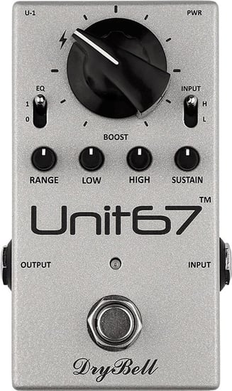 DryBell Unit67 EQ 1176 Style Compressor Pedal