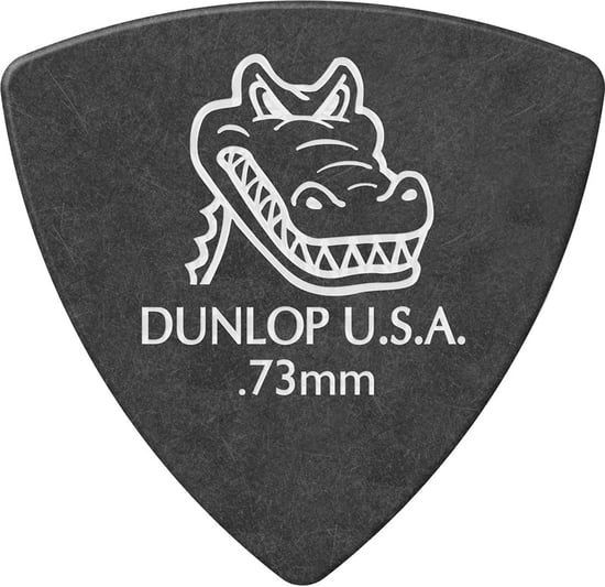 Dunlop 572P Gator Grip Small Triangle Picks, .73mm, 6 Player Pack